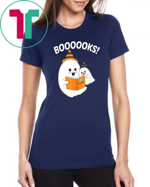 Halloween ghost booooooks boo read books Shirt