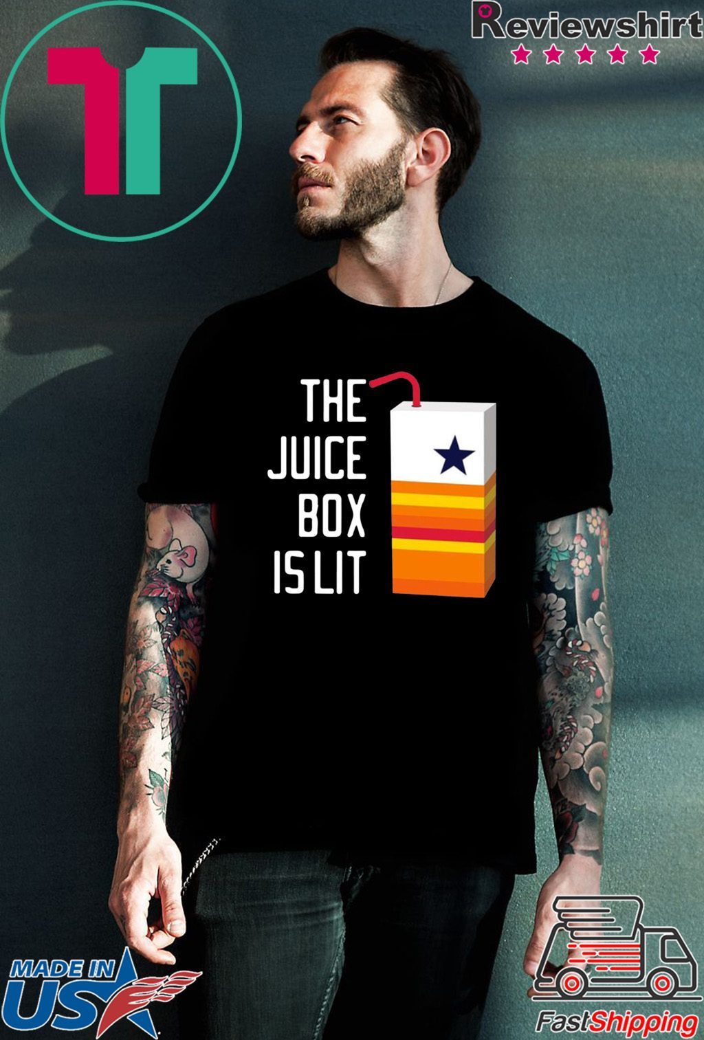 Houston Astros the juice box is lit shirt - ShirtsOwl Office