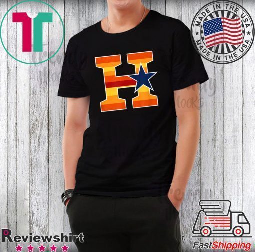 Houston Baseball H Vintage H-Town Crush City Texas Gift T-Shirt