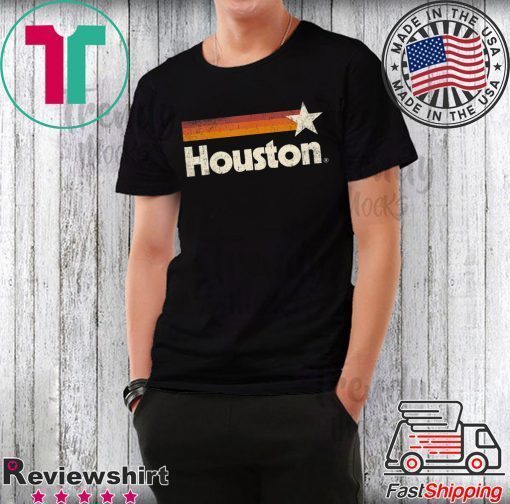 Houston Texas Shirt Houston Strong T-Shirt Vintage Stripes 2020 Tee Shirts