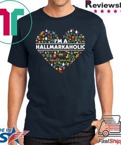 I Am A Hallmarkaholic Christmas T-Shirt