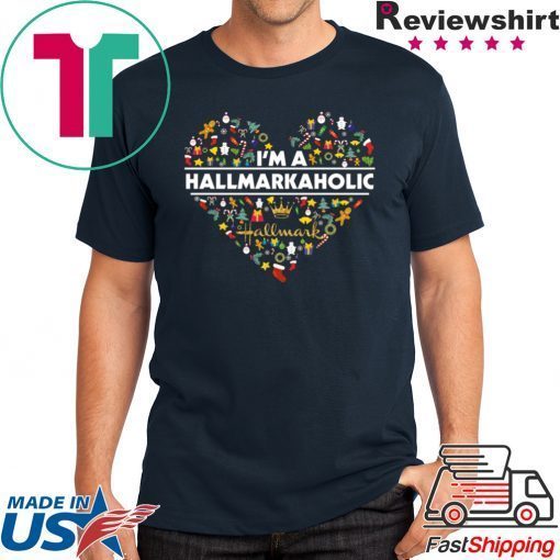 I Am A Hallmarkaholic Christmas T-Shirt