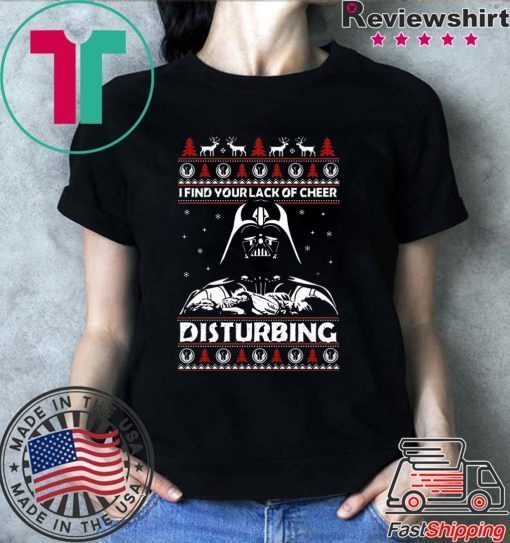 I find your lack of cheer disturbing Christmas T-Shirt