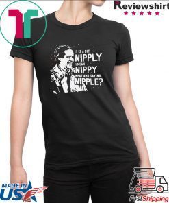 It is a bit nipply I mean nippy what am I saying nipple Christmas T-Shirt
