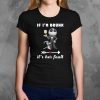 Jack skellington and zero if i'm drunk it's her fault Shirt