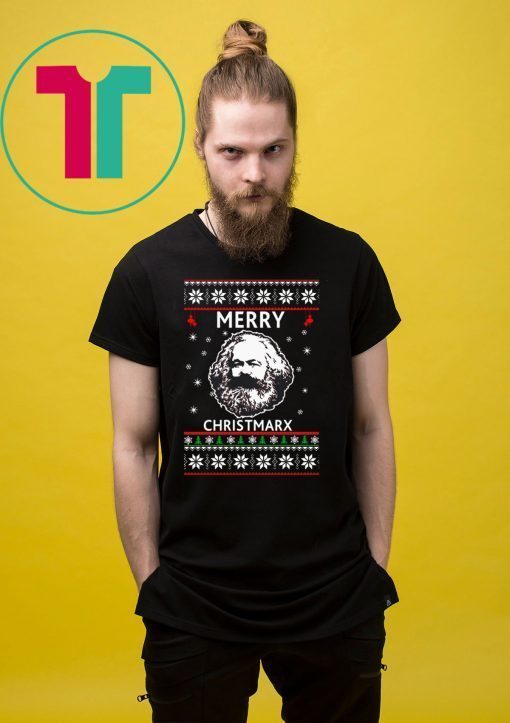 Karl Marx Merry ChristMarx ugly T-Shirt