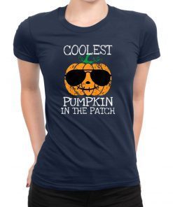 Kids Coolest Pumpkin In The Patch Halloween Costume Boys Gift T-Shirt