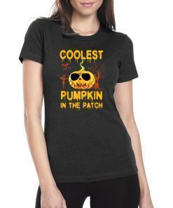 Kids Coolest Pumpkin In The Patch Halloween Costume Shirt T-Shirt