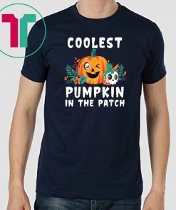 Kids Coolest Pumpkin In The Patch Halloween T-Shirt