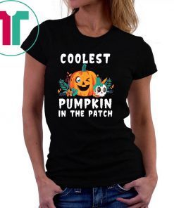 Kids Coolest Pumpkin In The Patch Halloween T-Shirt