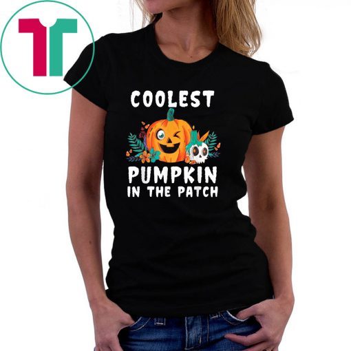 Kids Coolest Pumpkin In The Patch Halloween T-Shirt