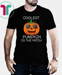 Kids Coolest Pumpkin In the Patch Halloween Costume Kids Gifts T-Shirt