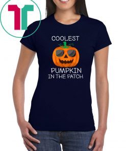 Kids Coolest Pumpkin In the Patch Halloween Costume Kids Gifts T-Shirt