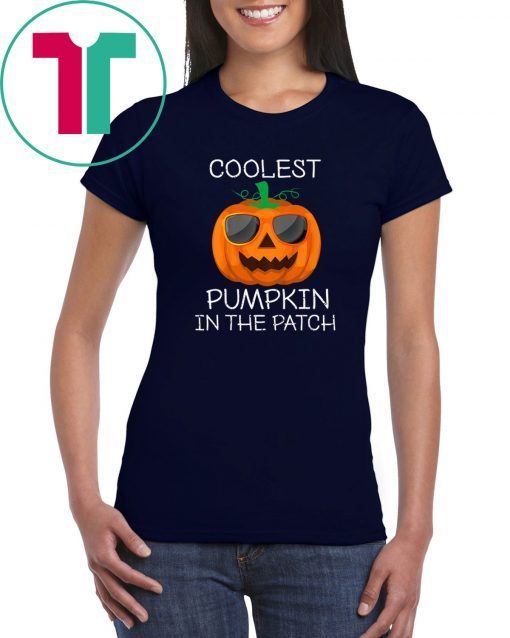 Kids Coolest Pumpkin In the Patch Halloween Costume Kids Gifts T-Shirt