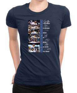 La Dodgers Baseball Members Signatures Shirt