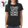 Limited Edition Lakers Fans Stand With Hong Kong T-Shirt