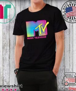 MTV Logo Fluorescent Colors Graphic gift T-Shirts