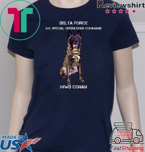 MWD Conan Delta Force Special Operations Command 2019 Tee Shirt