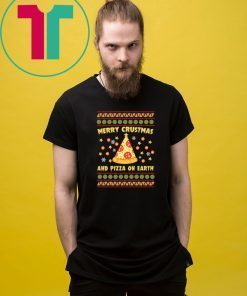 Merry Crustmas and Pizza on earth T-Shirt