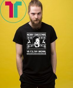Merry christmas ya filthy animal home alone Tee Shirt
