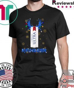 Michelob Ultra Superior Light Beer Reinbeer Christmas T-Shirt