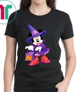 Nice Disney Halloween Minnie Mouse Trick or Treating shirt
