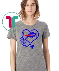 Nurse heart buffalo bills shirt