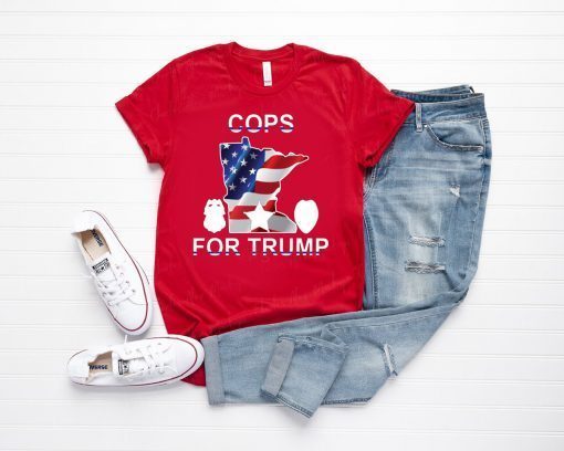 Offcial Lt Bob Kroll Cops for Trump Tee Shirt