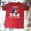 Official Cops for trump red wisconsin cop T-Shirt