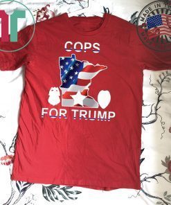 Official Cops for trump red wisconsin cop T-Shirt