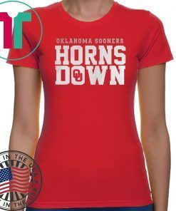 Oklahoma Sooners Horns Down Shirt