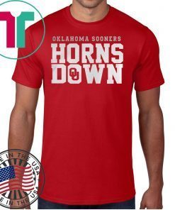 Oklahoma Sooners Horns Down Shirt