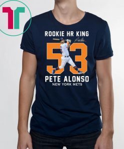 Pete Alonso Rookie Home Run King shirt