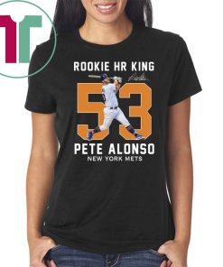 Pete Alonso Rookie Home Run King shirt