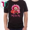 Pitbull pits for tits gerbera pumpkin breast cancer awareness T-Shirt