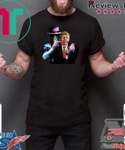 Poker smile painting Donald Trump shirts