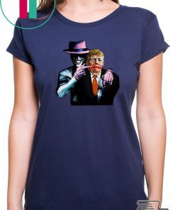 Poker smile painting Donald Trump shirts