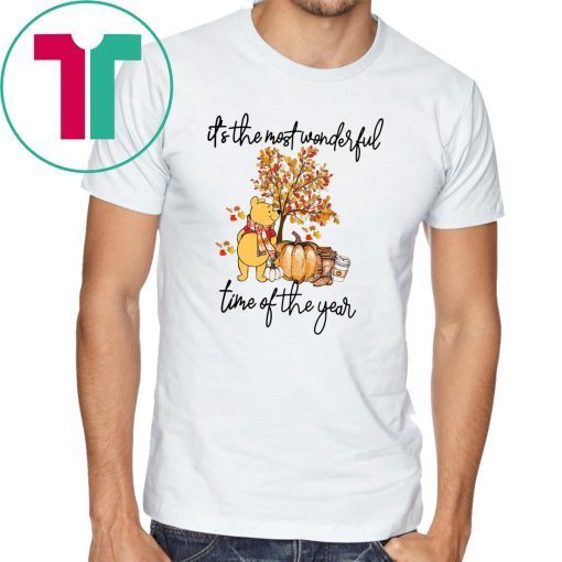 Pooh pumpkin it's the most wonderful time of the year Shirt