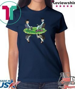 RICK AND MORTY CROSSOVER WALTER AND JESSE BREAKING BAD SHIRT