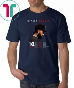 RIP Nipsey Hussle Victory Lap Tour 2019 Nipsey Hussle T-Shirt