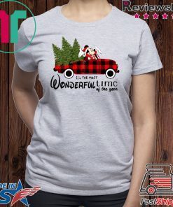 Red Car Mickey Christmas It’s The Most Wonderful Time Of The Year T-Shirt