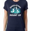 Regulators Mount Up Funny Halloween Flying Witches T-Shirt
