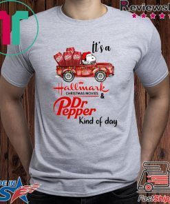 SNOOPY IT’S A HALLMARK CHRISTMAS MOVIES AND DR PEPPER KIND OF DAY T-Shirt