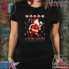 Santa Claus Drinks Beer On Christmas Day Shirt