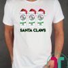 Santa Claws White Claw Christmas Shirt