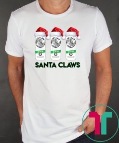 Santa Claws White Claw Christmas Shirt
