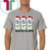 Santa Claws White Claw Christmas Tee Shirt