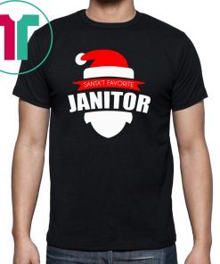 Santa’s Favorite Janitor Funny Christmas Shirt