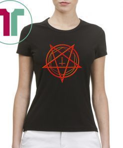 Satanic Pentagram Halloween Pentagram Symbol T-Shirt