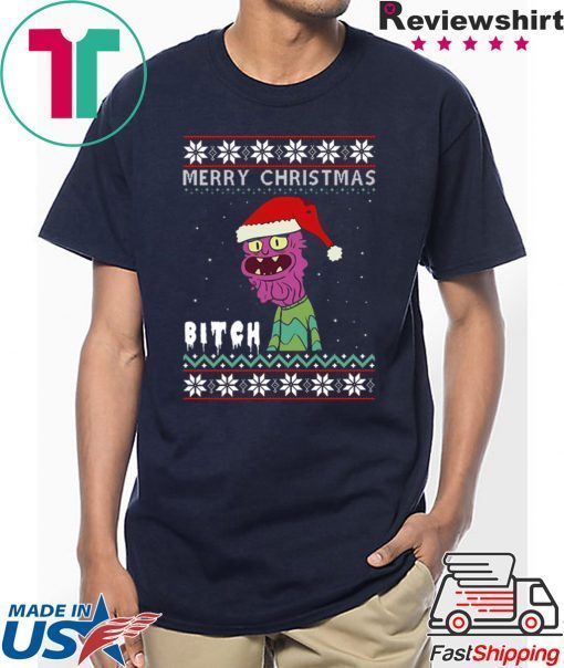 Scary Terry Merry Christmas Bitch ugly T-Shirt